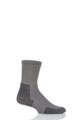 Mens 1 Pair Thorlos Hiking Thick Cushion Socks With Thorlon - Pewter