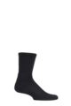 Mens and Women's 1 Pair Thorlos Tennis Crew Socks with Thick Cushion - Black
