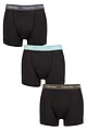 Mens 3 Pack Calvin Klein Cotton Stretch Trunks - Sleek Grey / Tourmaline / Olive