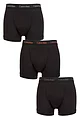 Mens 3 Pack Calvin Klein Cotton Stretch Trunks - Faded Grey / Samba / Evergreen Logo