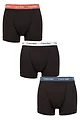 Mens 3 Pack Calvin Klein Cotton Stretch Trunks - Copper / White / Blue