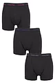 Mens 3 Pack Calvin Klein Cotton Stretch Trunks - Plum / Chino Blue / Riverbed