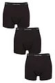 Mens 3 Pack Calvin Klein Cotton Stretch Trunks - Faded Denim  / Tint / Buff