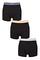 Mens 3 Pack Calvin Klein Cotton Stretch Trunks - Indigo / Frenzy / Blue