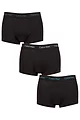 Mens 3 Pair Calvin Klein Low Rise Trunks - Black / Grey Element