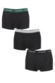 Mens 3 Pair Calvin Klein Low Rise Trunks - Alligator / Grey Heather / Black