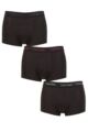 Mens 3 Pair Calvin Klein Low Rise Trunks - Plum / Berry  / Grey