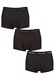 Mens 3 Pair Calvin Klein Low Rise Trunks - Plum / Berry  / Grey