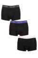 Mens 3 Pair Calvin Klein Low Rise Trunks - Grey / Blue / Grey WBS