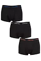 Mens 3 Pair Calvin Klein Low Rise Trunks - Royalty / Grey / Exotic Coral Logo