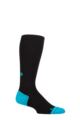 Mens and Ladies 1 Pair Ultimate Performance Ultimate Compression Run and Recovery Socks - Black