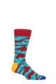 Mens and Ladies 1 Pair Happy Socks Under the Clouds Socks - Multi