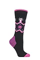 Women's 1 Pair SOCKSHOP Heat Holders 1.0 TOG Apres Ski Ultra Lite Ski Socks - Black Fairisle