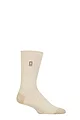 Mens 1 Pair SOCKSHOP Heat Holders 1.0 TOG Ultra Lite Plain Socks - Clay Twist