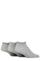 Mens 3 Pair SOCKSHOP TORE 100% Recycled Fashion Cotton Sports Trainer Socks - Grey