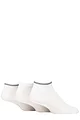 Mens 3 Pair SOCKSHOP TORE 100% Recycled Fashion Cotton Sports Trainer Socks - White