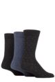 Mens 3 Pair SOCKSHOP TORE 100% Recycled Dots Cotton Socks - Black