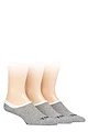 Mens 3 Pair SOCKSHOP TORE 100% Recycled Plain Cotton High Cut Ped Socks - Grey
