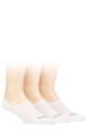 Mens 3 Pair SOCKSHOP TORE 100% Recycled Plain Cotton High Cut Ped Socks - White