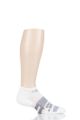 Mens and Ladies 1 Pair Thorlos Edge Tennis Micro Mini Crew Socks - White