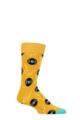 Mens and Ladies 1 Pair Happy Socks Vinyl Socks - Multi