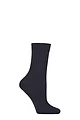 Women's 1 Pair Pantherella Jasmine Ribbed Cotton Socks - Navy