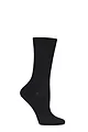 Women's 1 Pair Pantherella Classic Merino Wool Ribbed Socks - Black