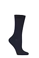 Women's 1 Pair Pantherella Classic Merino Wool Ribbed Socks - Navy