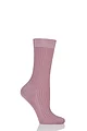Women's 1 Pair Pantherella Classic Merino Wool Ribbed Socks - Old Rose