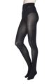 Ladies 1 Pair Thought Elgin Bamboo and Recycled Polyester Plain Tights - Black