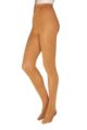 Ladies 1 Pair Thought Elgin Bamboo and Recycled Polyester Plain Tights - Saffron