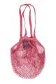 Ladies 1 Pack Thought 100% Organic Cotton String Bag - Hibiscus