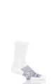 Mens and Women's 1 Pair Thorlos 12 Hour Shift Work Socks - White