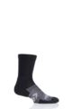 Mens and Ladies 1 Pair Thorlos 12 Hour Shift Work Socks - Black