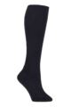 Women's 1 Pair SOCKSHOP Workforce Wool Protective Knee High Socks - Navy