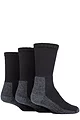 Women's 3 Pair Workforce Safety Boot Socks - Black