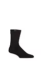 Mens 1 Pair SOCKSHOP Plain Waterproof Boot Socks - Black