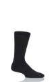 Mens and Ladies 1 Pair Thorlos Safety Toe Work Boot Work Wear Socks - Black
