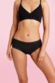 Ladies 1 Pack Love Luna Period Bikini Briefs - Black