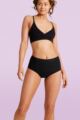 Women's 1 Pack Love Luna Period Full Briefs - Black