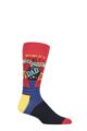 Mens 1 Pair Happy Socks Fathers Day World's Strongest Dad Cotton Socks - Assorted