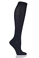 Women's 1 Pair Pantherella Classic Merino Wool Ribbed Knee High Socks - Navy