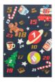 Mens and Ladies 24 Pair Happy Socks Happy Holidays Advent Socks - Multi