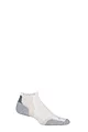 Mens and Women's 1 Pair Experia By Thorlos Cushioned Running Micro Mini Crew Socks - White
