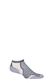 Mens and Women's 1 Pair Experia By Thorlos Cushioned Running Micro Mini Crew Socks - Grey