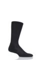 Mens 1 Pair Thorlos Experia Ultra Light Dress Crew Socks - Black