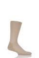 Mens 1 Pair Thorlos Experia Ultra Light Dress Crew Socks - Khaki