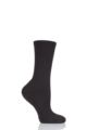 Ladies 1 Pair Thorlos Experia Ultra Light Dress Crew Socks - Brown