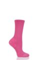 Ladies 1 Pair Thorlos Experia Ultra Light Dress Crew Socks - Rose