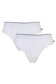 Mens 2 Pack Farah Slip Briefs - White